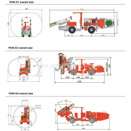 Depth 25m Rock Drilling Mining Machine